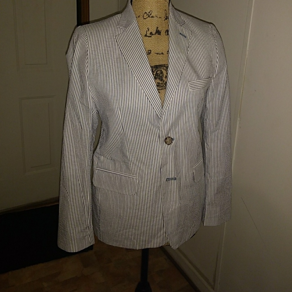 Seersucker blazer